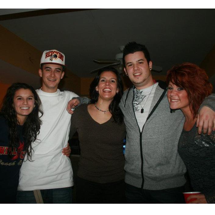 Krista's first New Years / Tricia's birthday celebration with Kelly's family!