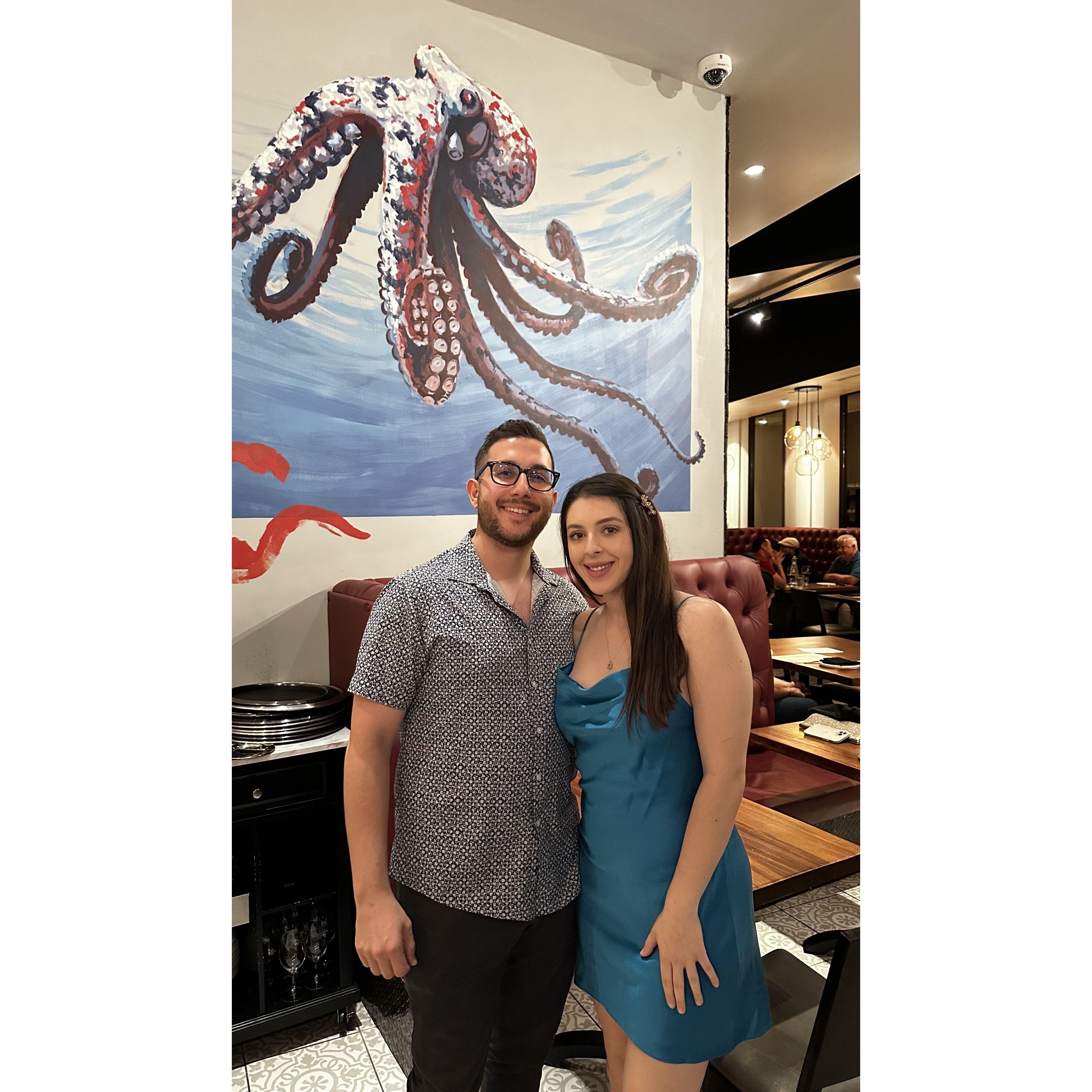 First anniversary dinner