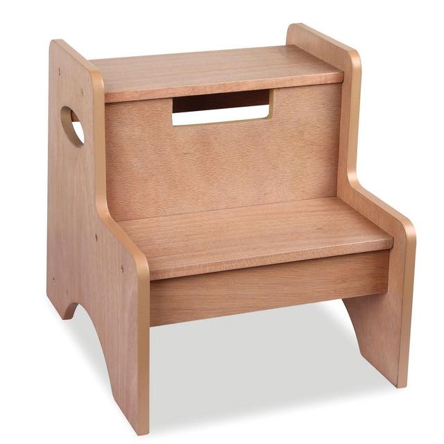 Wildkin Kid's Two Step Stool in Oak