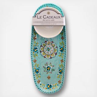 Madrid Melamine Bowl & Tray Gift