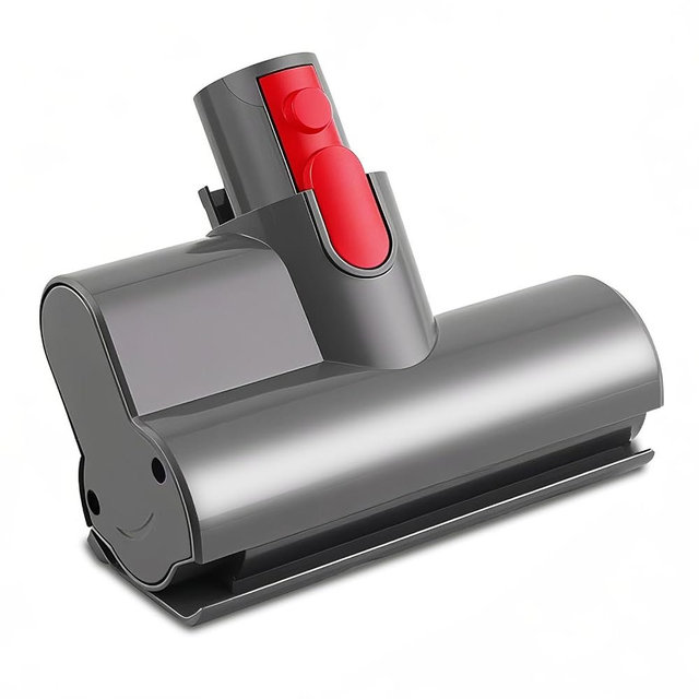 LAQVITA Deep Brush Mini Motorised Tool for Dyson V7 V8 V10 V11 V15 Cordless Vacuum Cleaners - Effortlessly Deep Clean Mattresses, Sofas, Car Interiors - Lightweight Design, Easy Maintenance