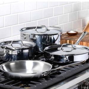 All-Clad D3 Stainless Steel Cookware Set of 7