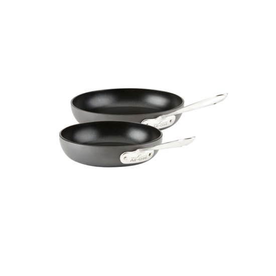 HA1 Hard Anodized Nonstick Cookware Set, 2 piece Fry Pan Set, 8 & 10 inch