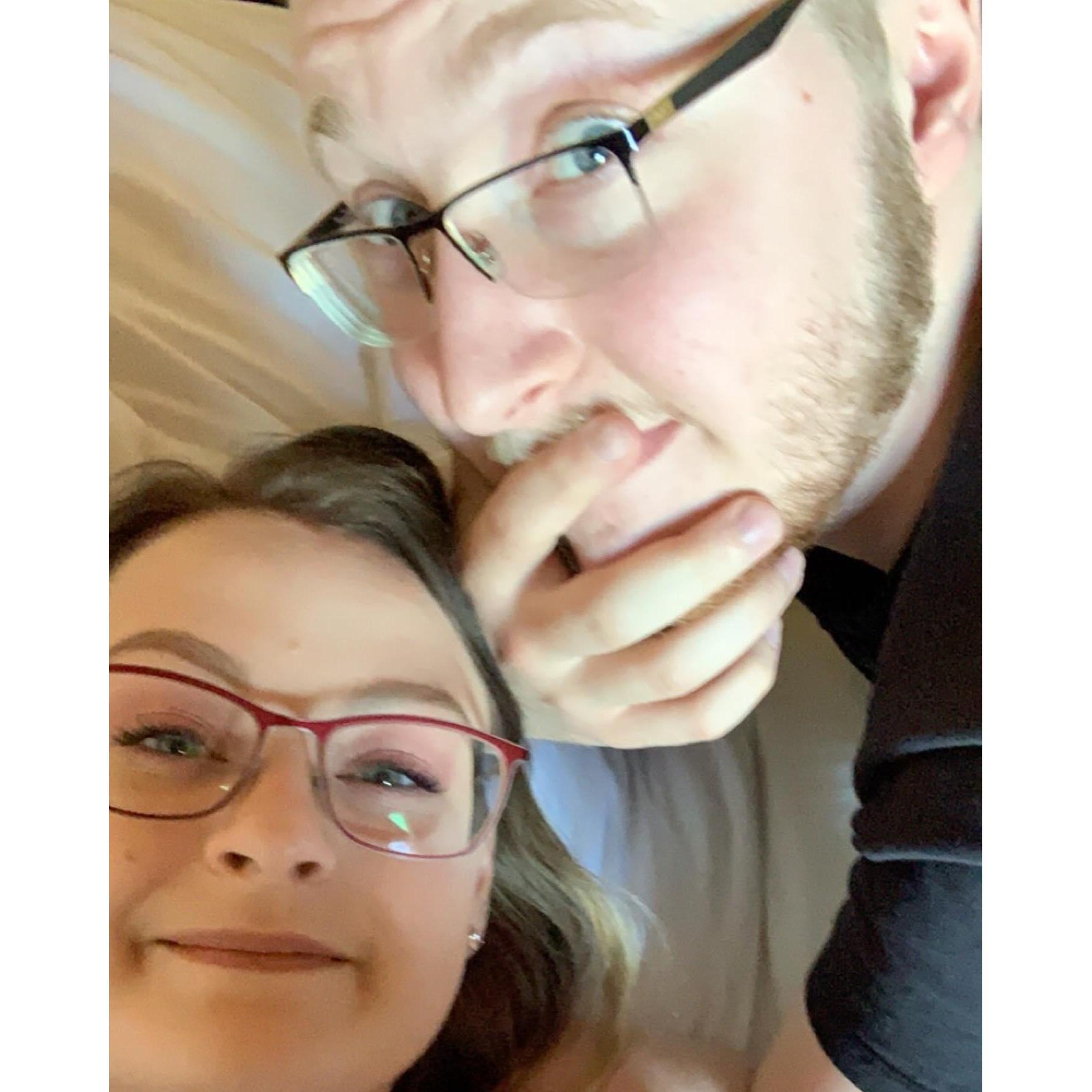 Our 1st (4yr) anniversay, 2020! Started dating on Feb. 29, 2016, it had been a looooong 1st year ;)