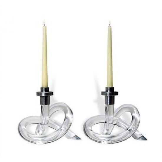 AVA CANDLEHOLDER SET | CLEAR