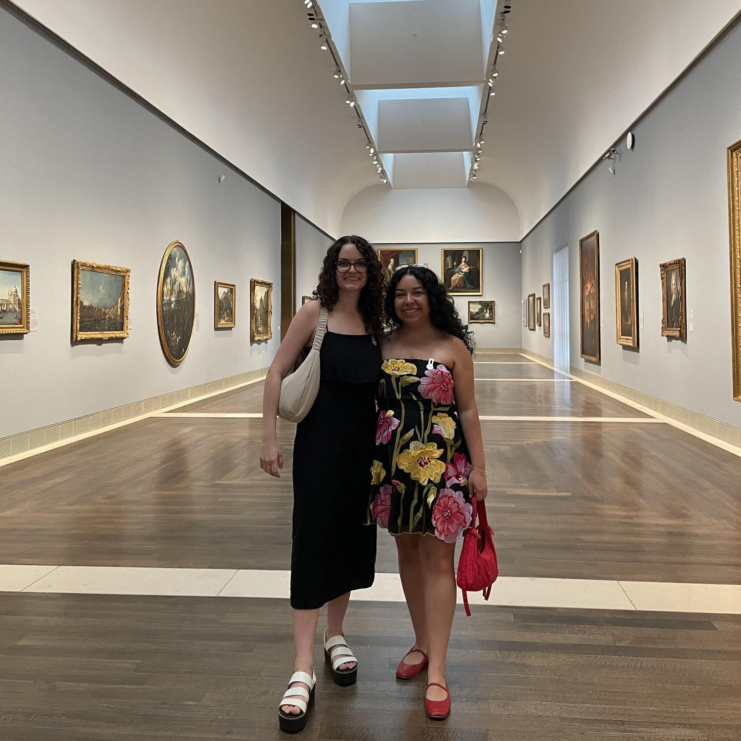 Moments after Haley proposed to Natali in the Murakami 'Floating World' exhibit at the MFAH. Natali insisted on a photo in the upstairs gallery, of course.