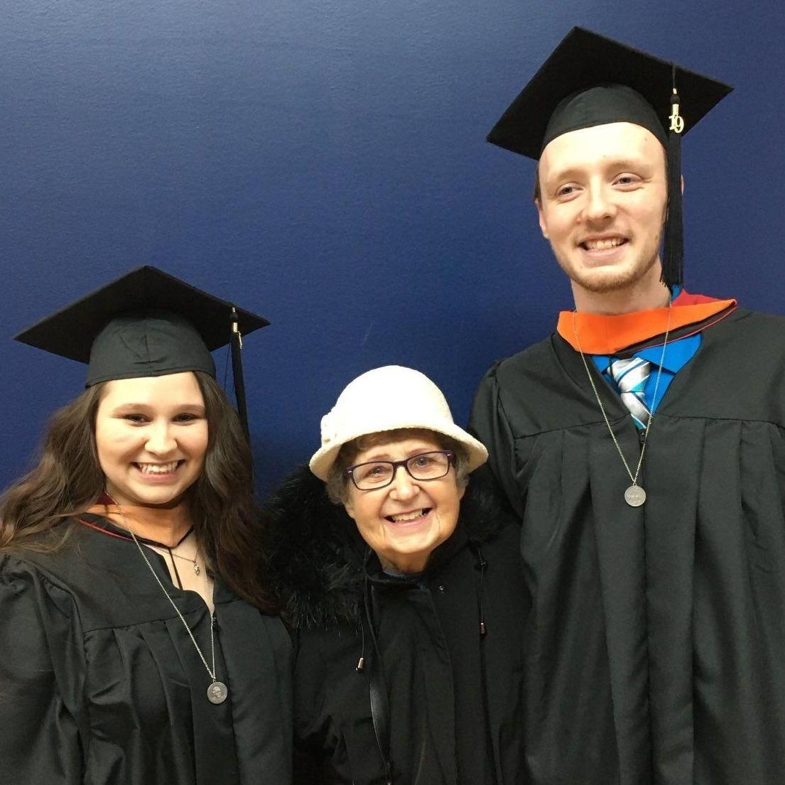 Graduation with Kyle's grandma! Dayton, Ohio 2019