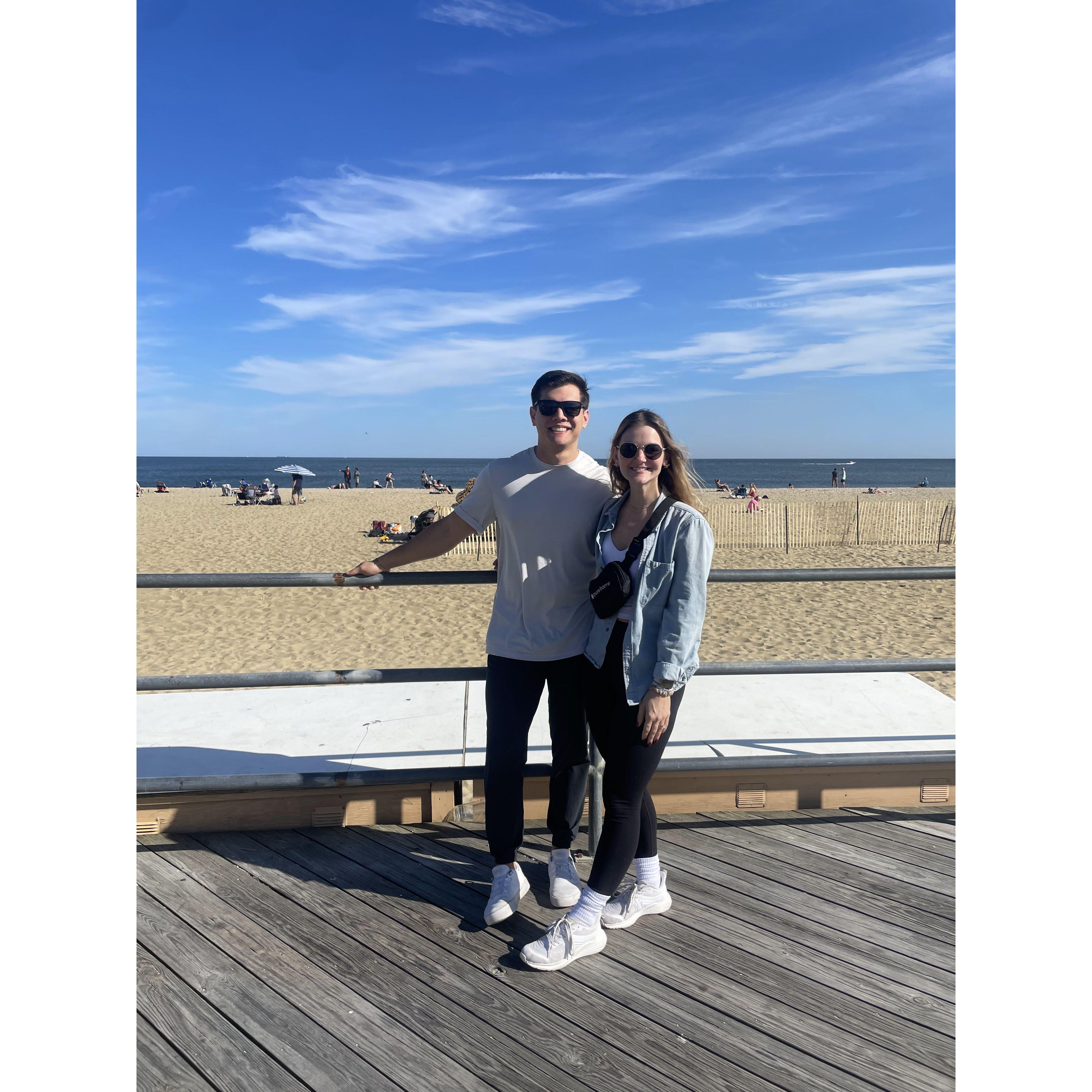 Our first trip to NJ together.