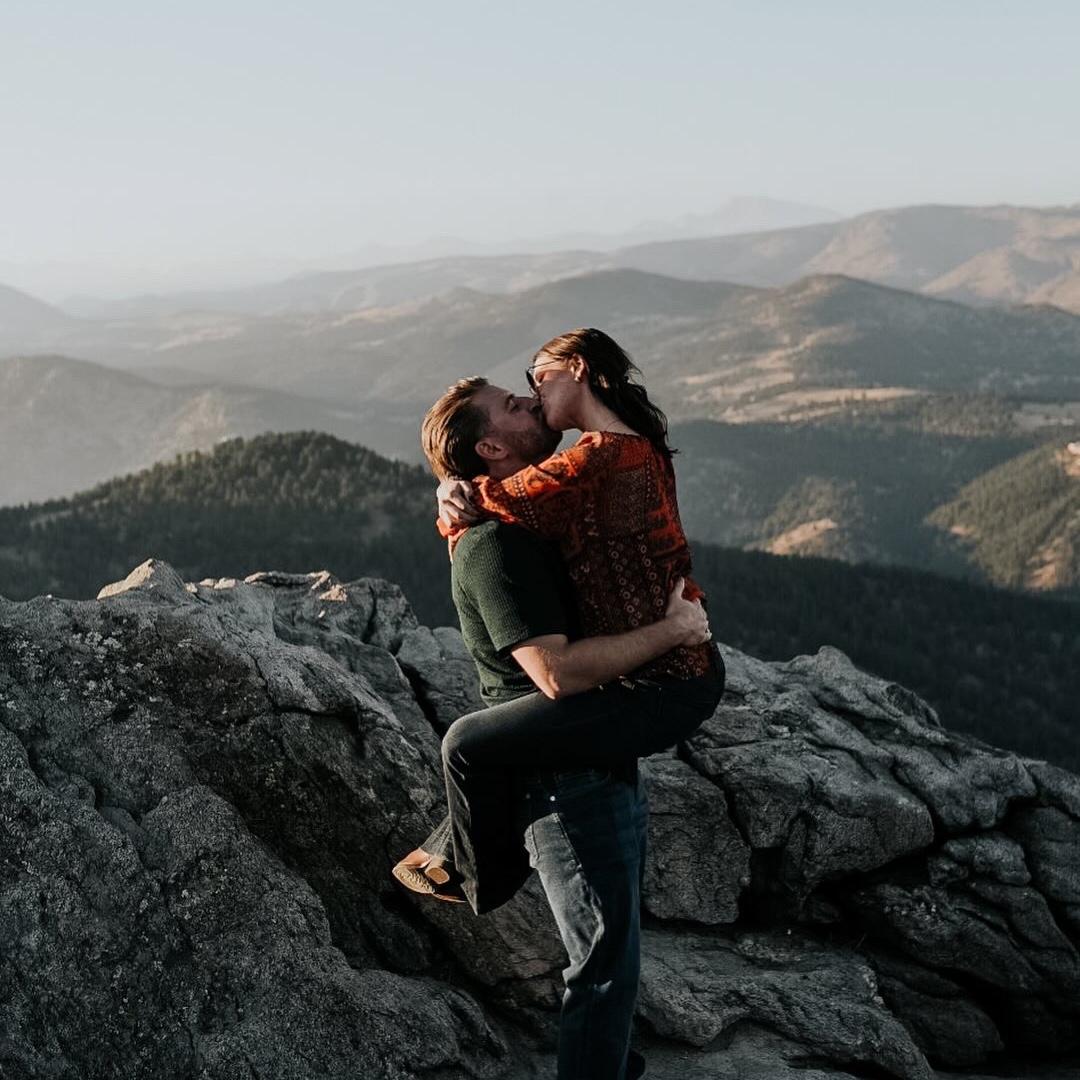 Our Engagement Shoot -Josh Proposed at Lost Gulch Overlook