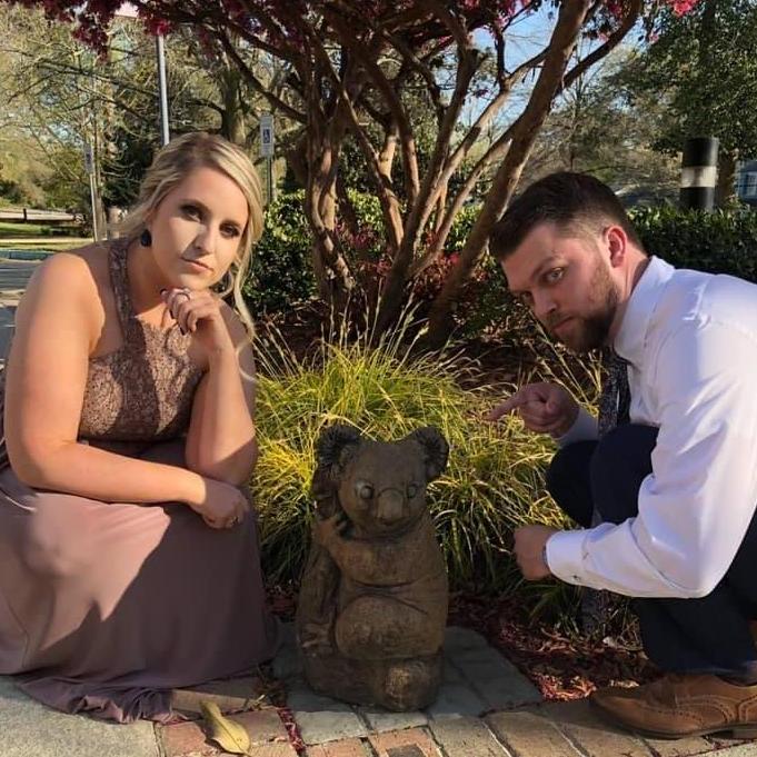 Allison's third college formal, also if we ever create a mix tape - this is our cover photo