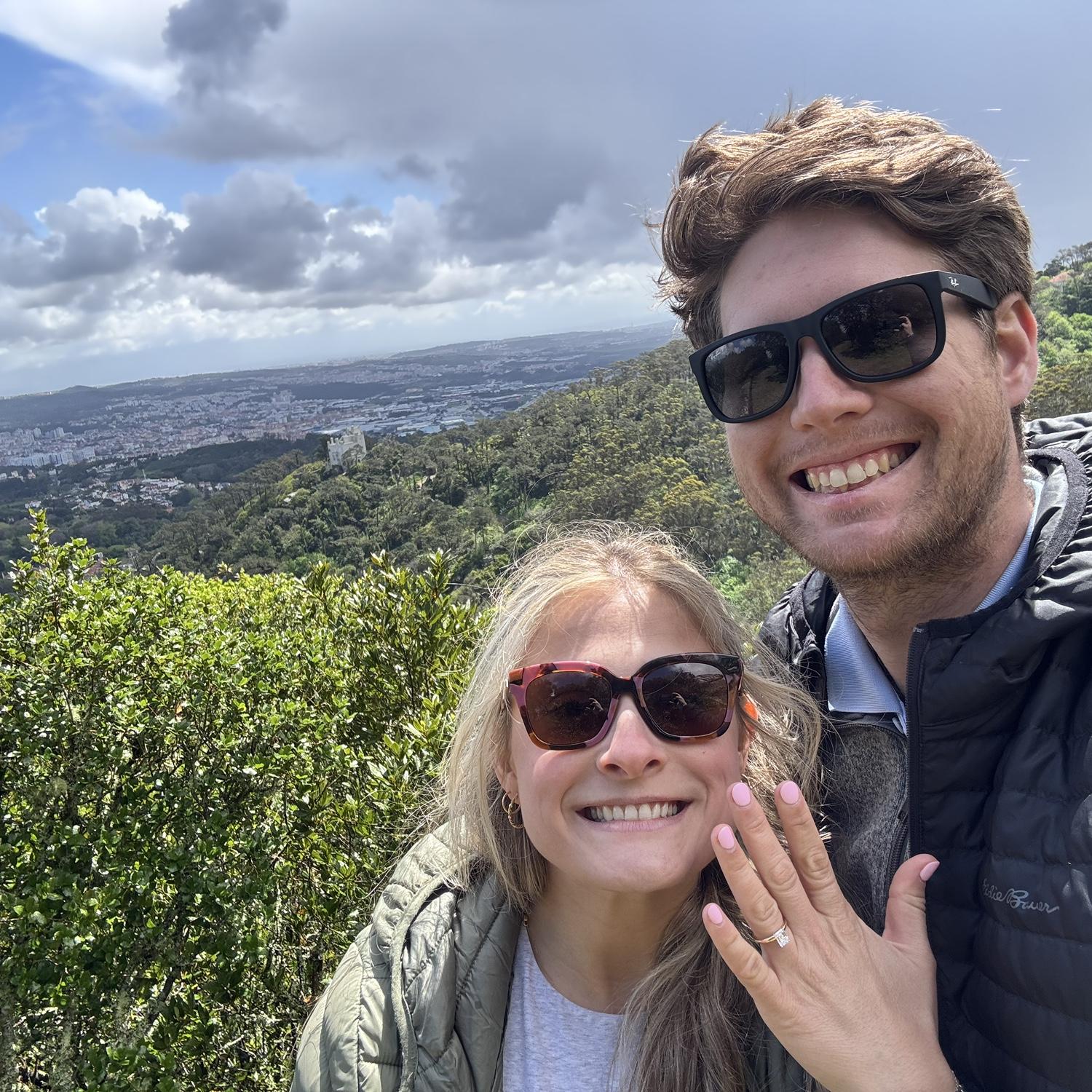 04.15.25 - Our engagement in Sintra, Portugal at the Moorish Castle