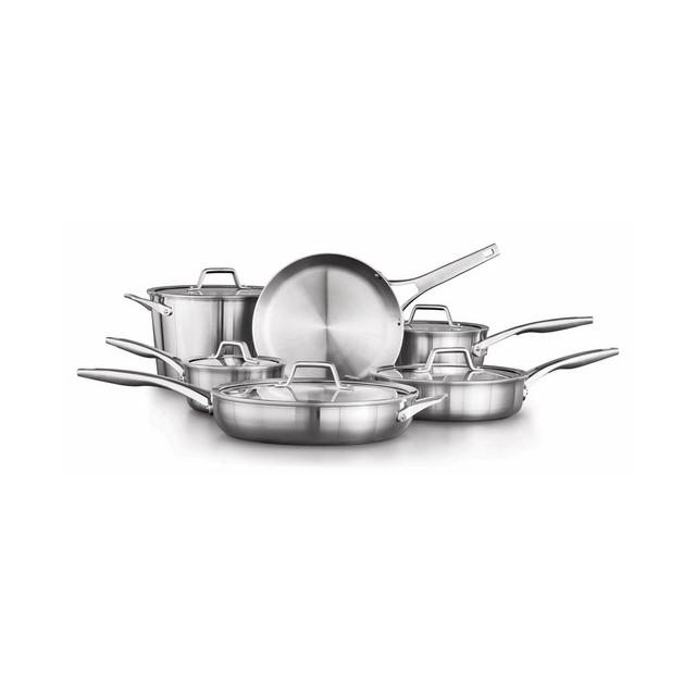 Calphalon Premier Stainless Steel 11-Pc. Cookware Set