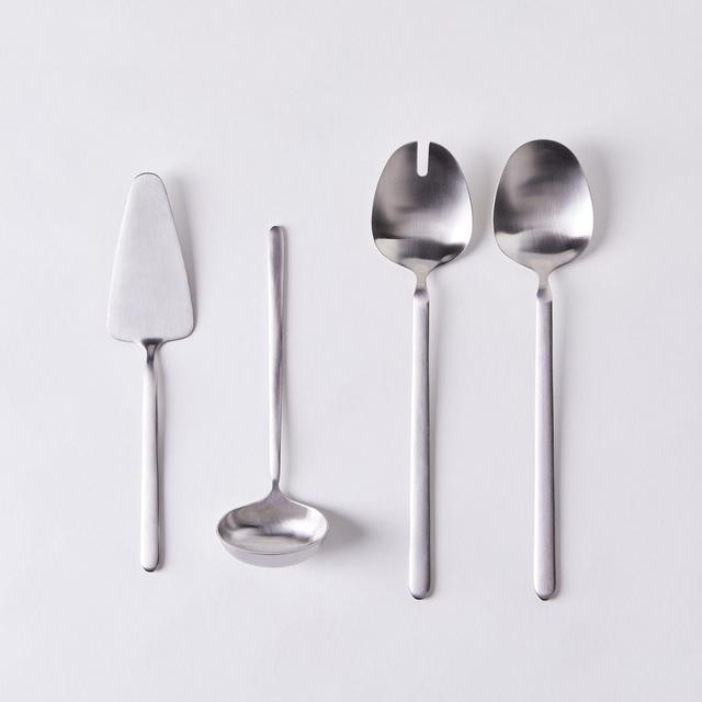 Modern Stainless Steel Serving Set - Essential Set