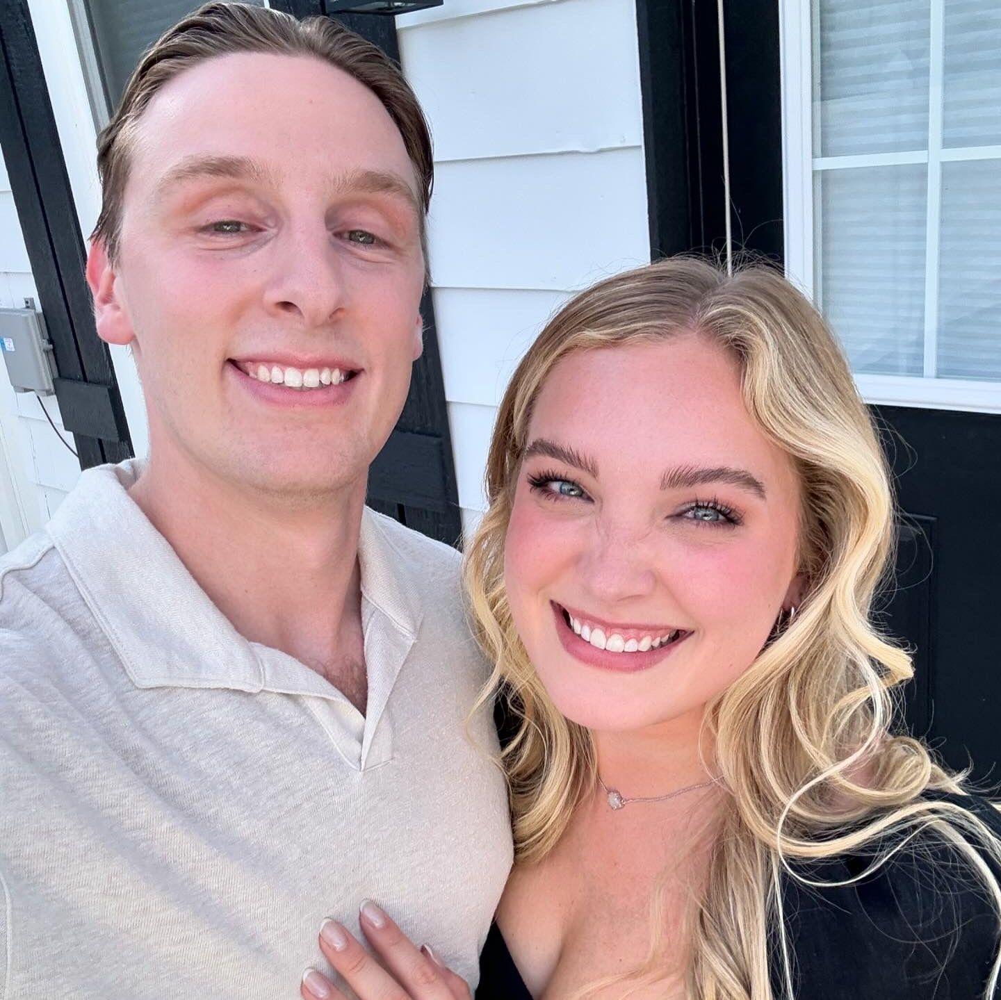 Immediately after the proposal! We called all of our family and close friends before a celebratory dinner at our favorite restaurant in Indianapolis, Livery!