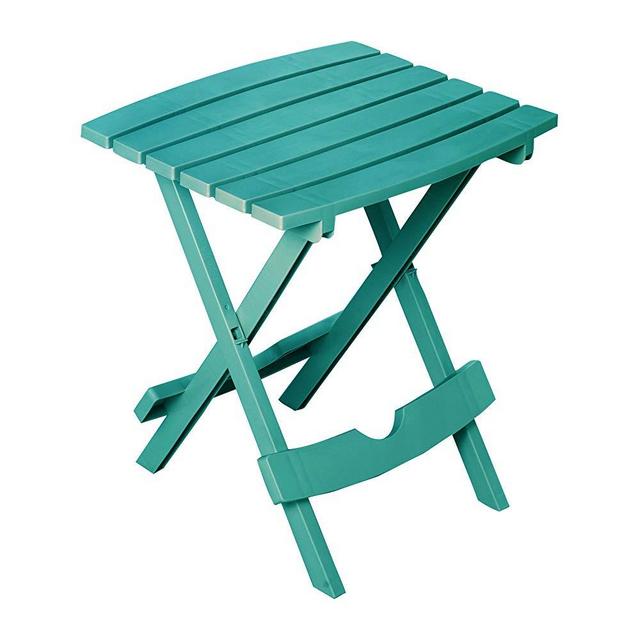 Adams Manufacturing 8510-94-3902 Quik Fold Side Table, Teal