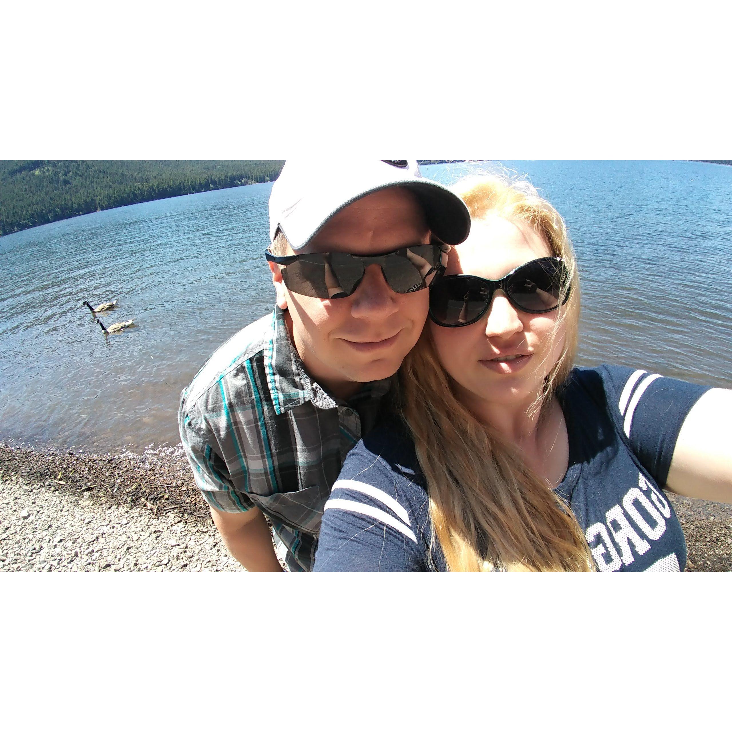 This was the first time we went to Bend together, in 2018