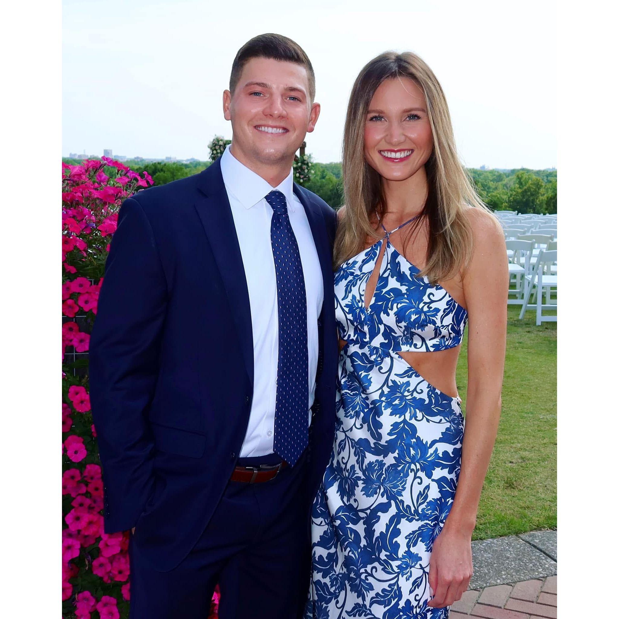 At Jordan and Meredith Kelley's Wedding in May 2023