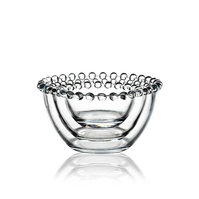 HolaJia Glass Bowls Set of 3.Small Bowls for Kitchen.Dessert Bowls for Candy,Ice Cream,Snack,Salad,Side Dishes.Serving Bowls,Nesting bowls for Dipping,Prep