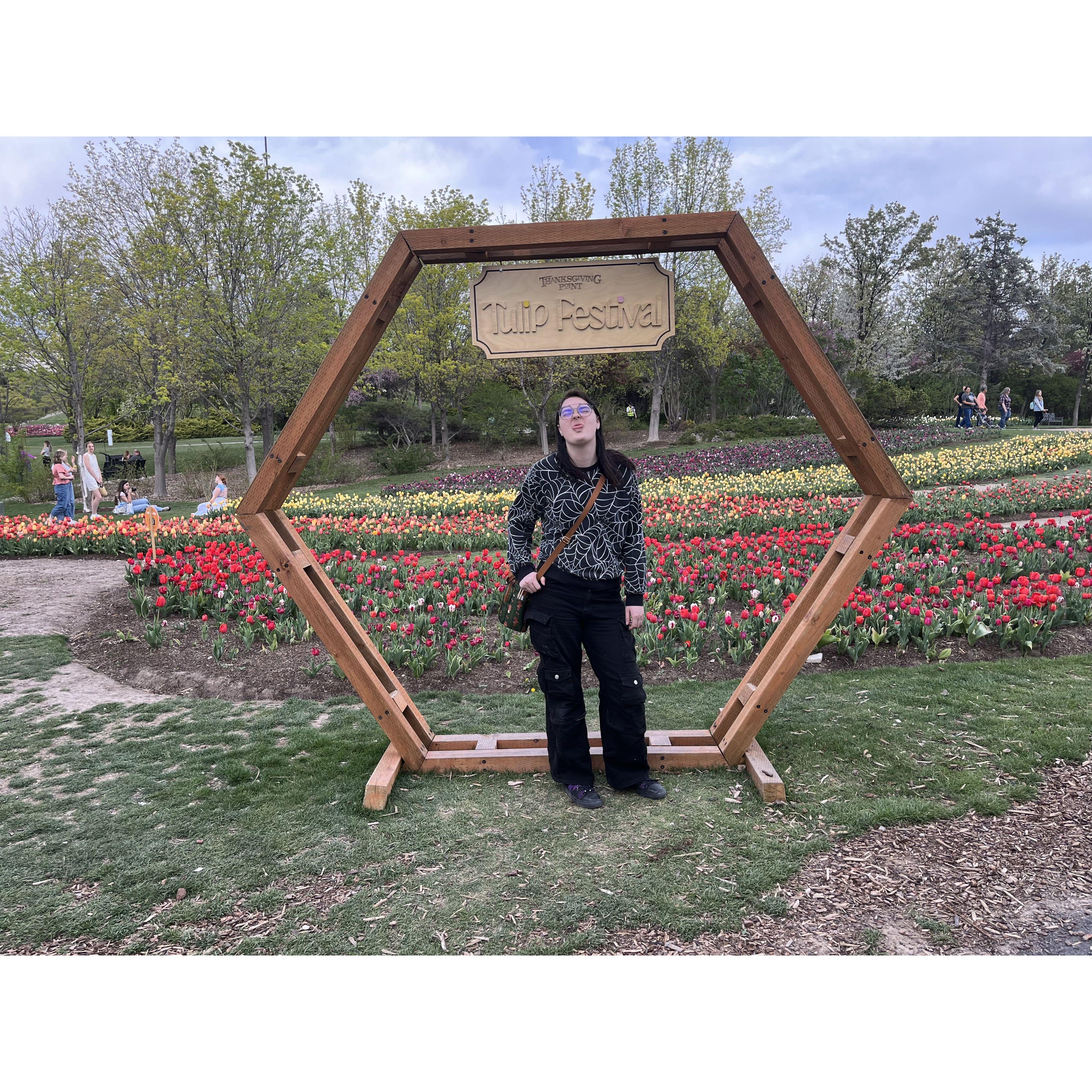 Their Highness reluctantly posing.