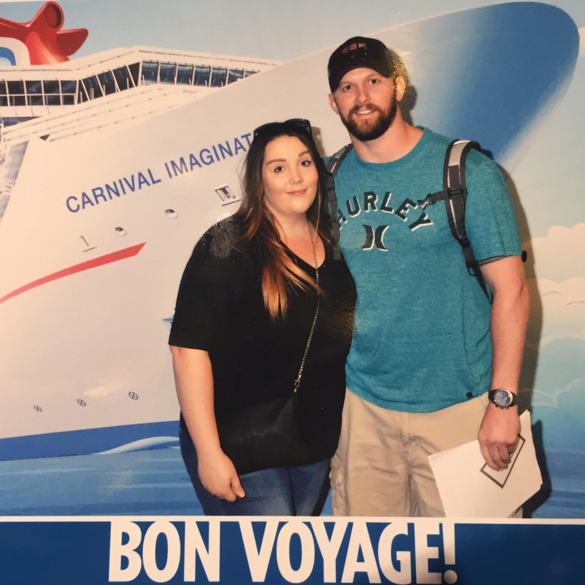 Brian took Meagan on a Cruise for her Birthday in April 2016.