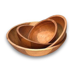 Colonial Hardwood Bowl - 17" Cherry - Vermont Bowl Company