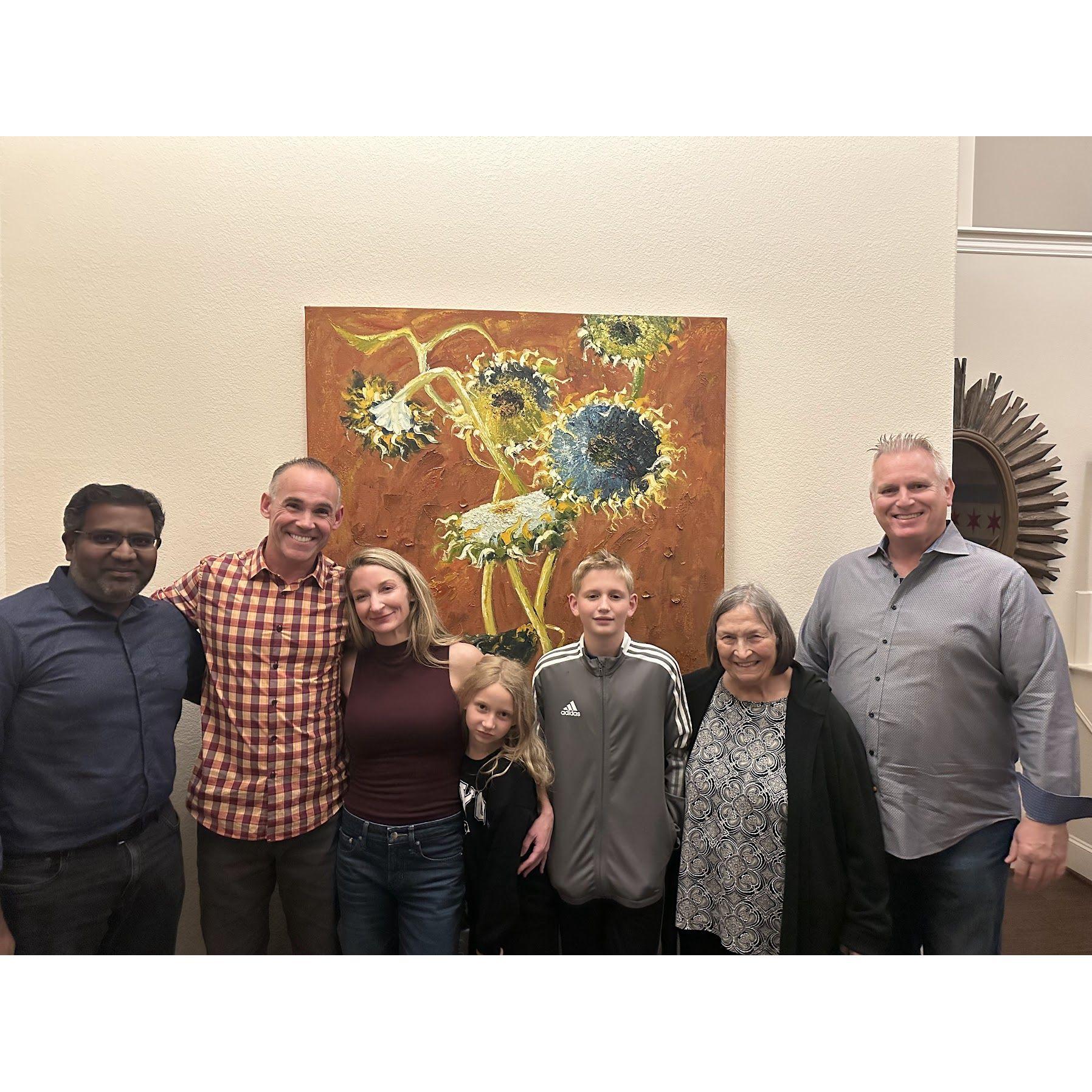 Thanksgiving with family and friends