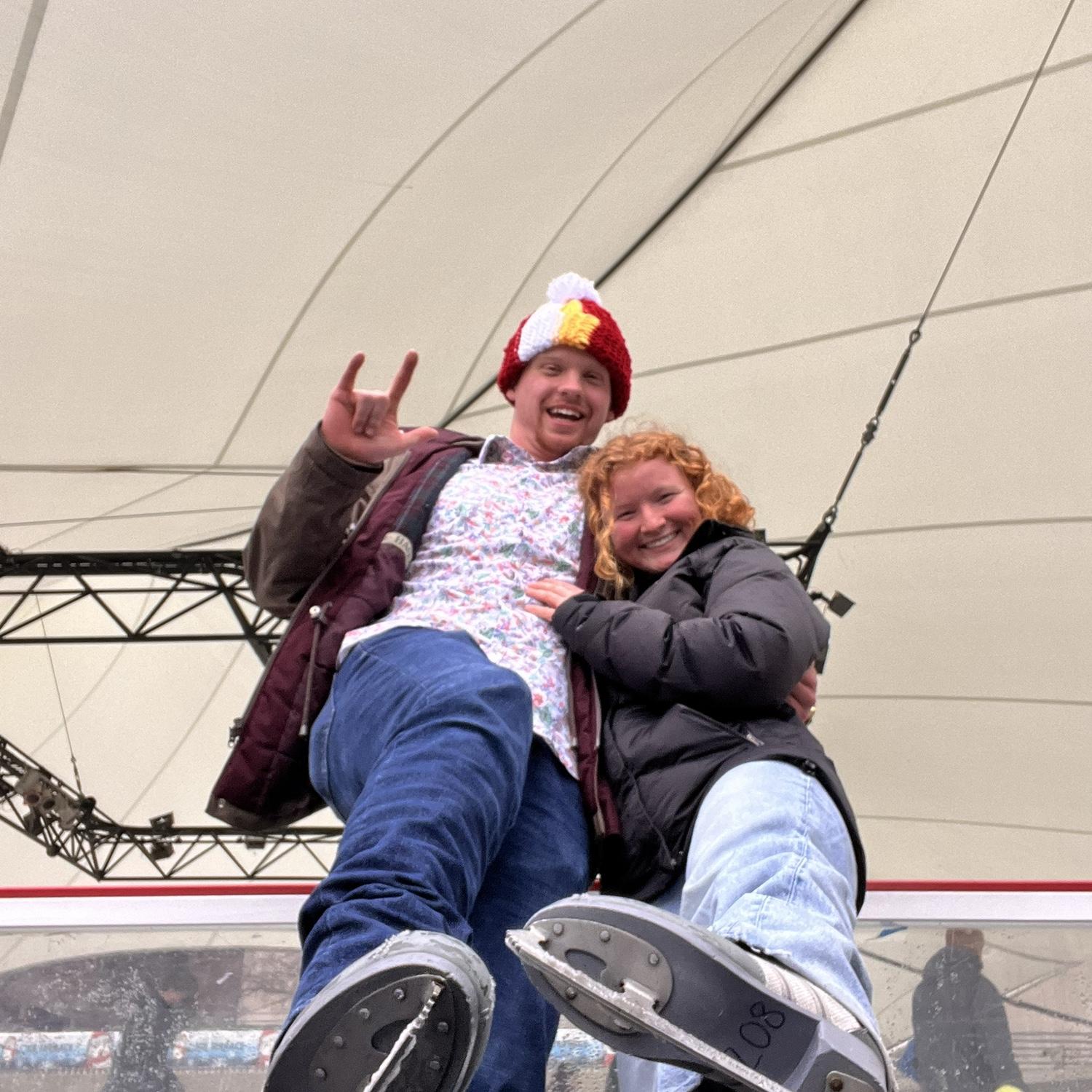 Ice Skating together!