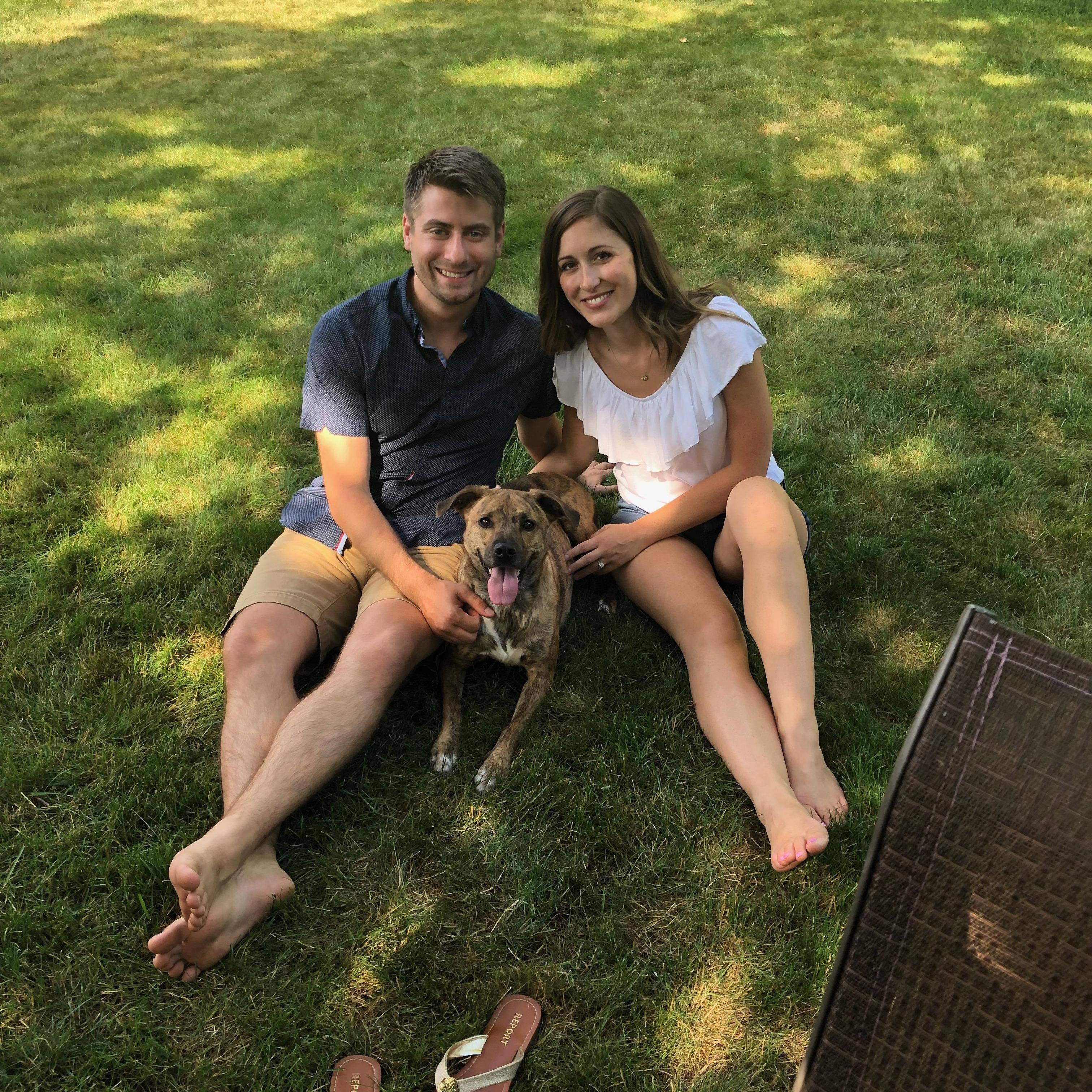 Our little family, minus Merlin