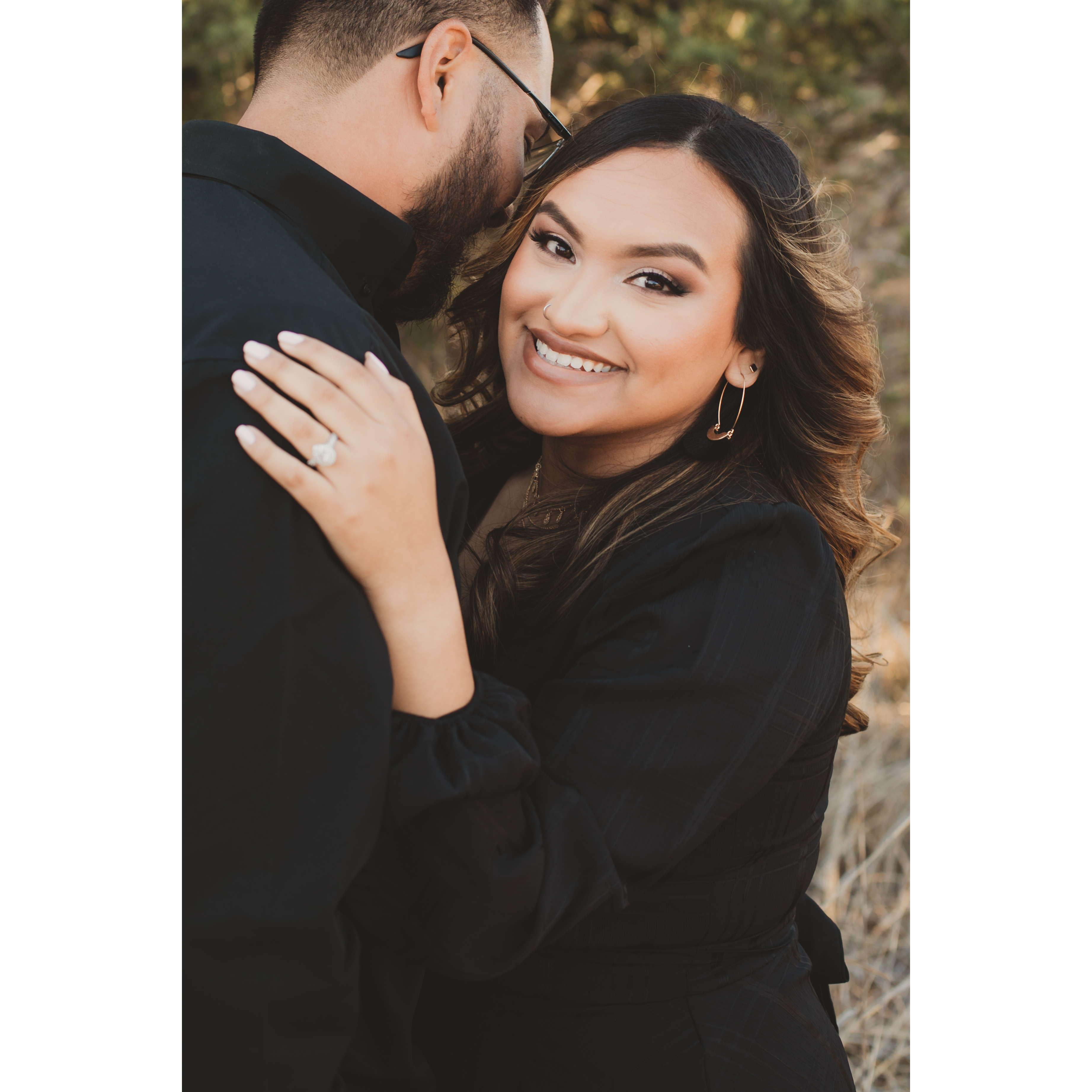 Fun Fact:  He whispered something funny in my ear to make me laugh