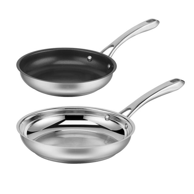 Cuisinart Classic 8" Non-Stick & 10" Stainless Steel Skillet Set - 8322-8NS10