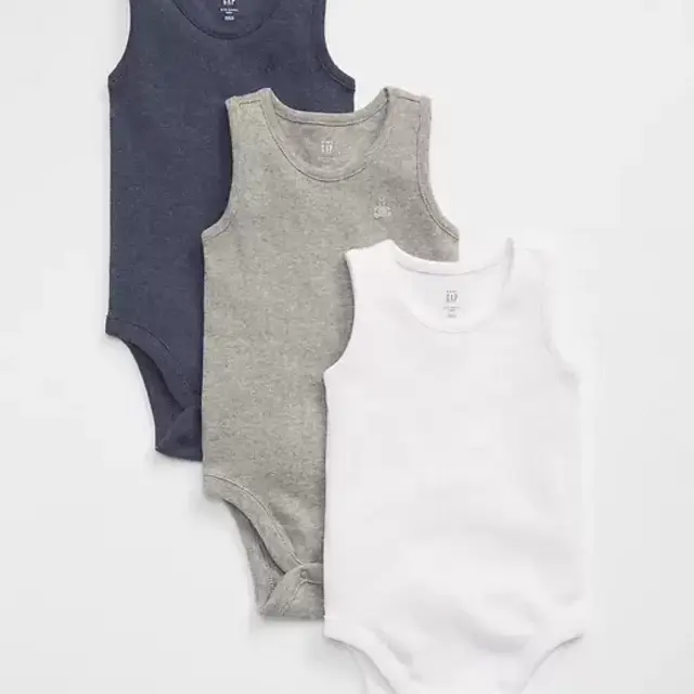 Baby First Favorite Ribbed Tank Bodysuit (3-Pack)