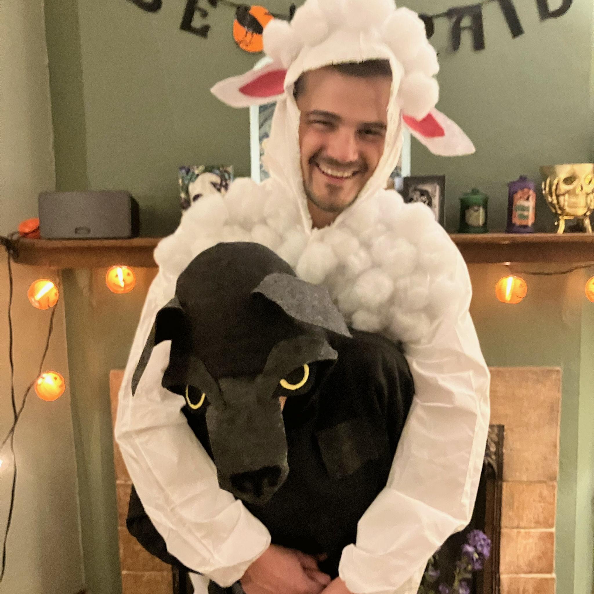 The cutest "wolf in sheep's clothing" you ever did see.