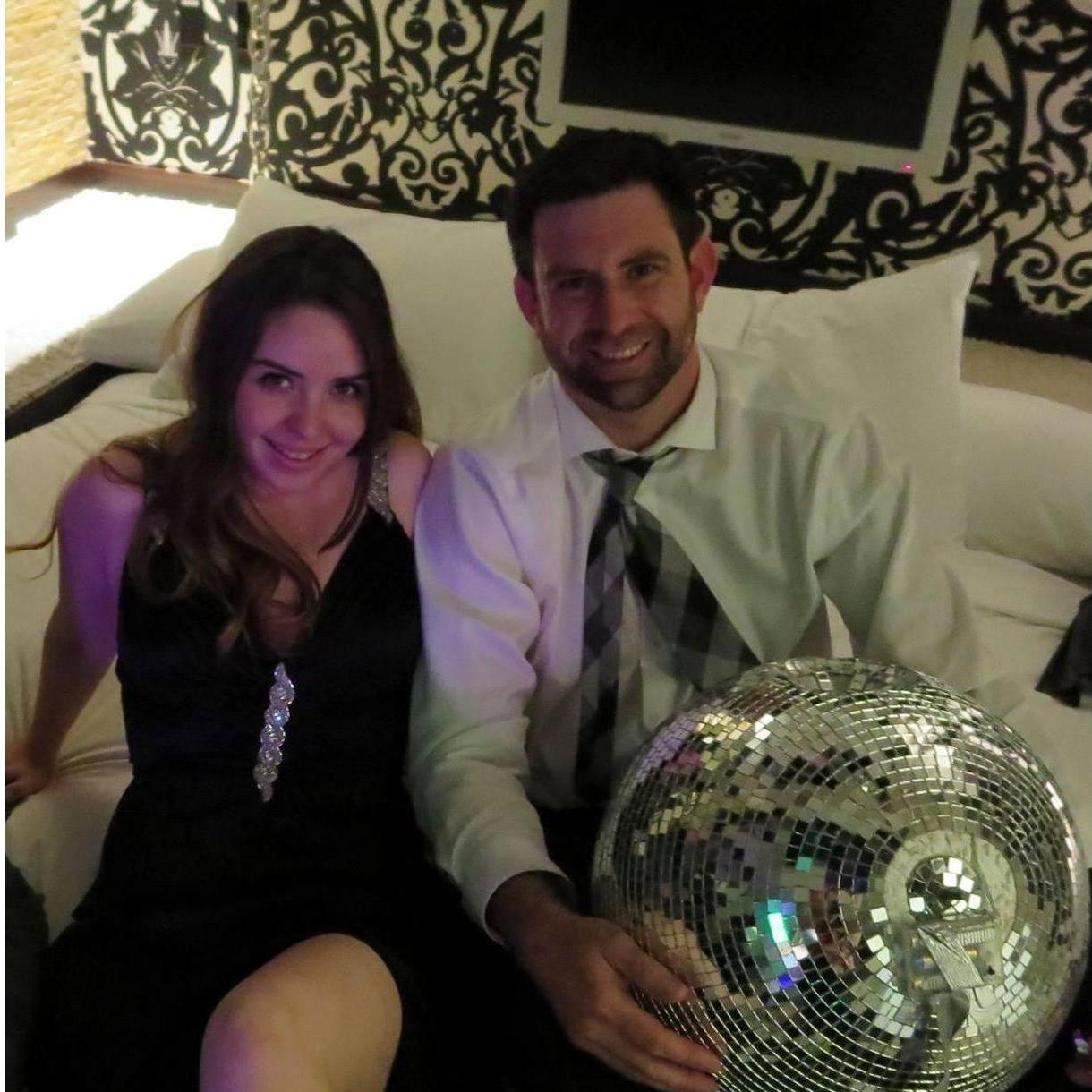One of the first things Niko promised was to build a Death Star Disco ball. He kept his promise, and it's now a permanent fixture in our
home. Perfect for dancing any time!