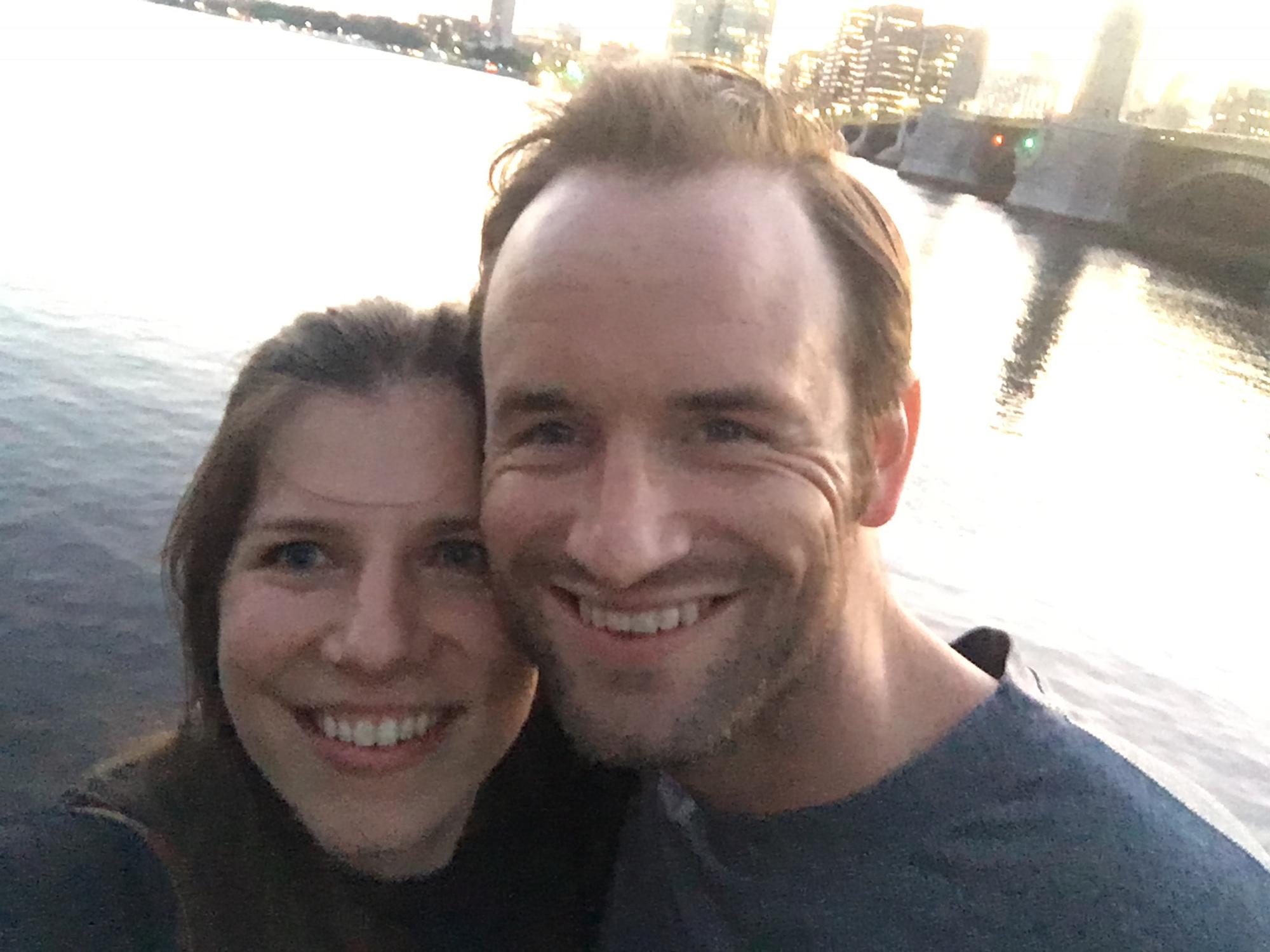 Our first photo together!