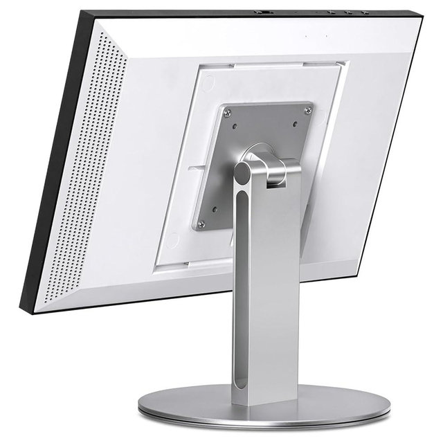 UPERGO Stand for Echo Show 21 and 15, 180° Tiltable Heavy Duty All Aluminum Base, Compatible with Smart Displays & VESA Mount Speakers, Easy Assembly