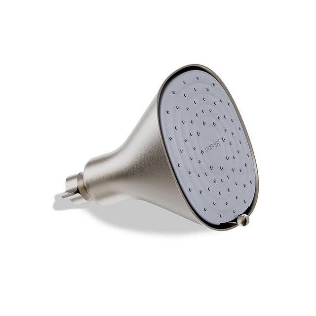 Canopy | Filtered Showerhead | High-Pressure Shower Water Filter System To Remove Contaminants From Your Water | For Stronger & Healthier Scalp, Hair, & Skin | Easy, Tool-Free Install - Nickel