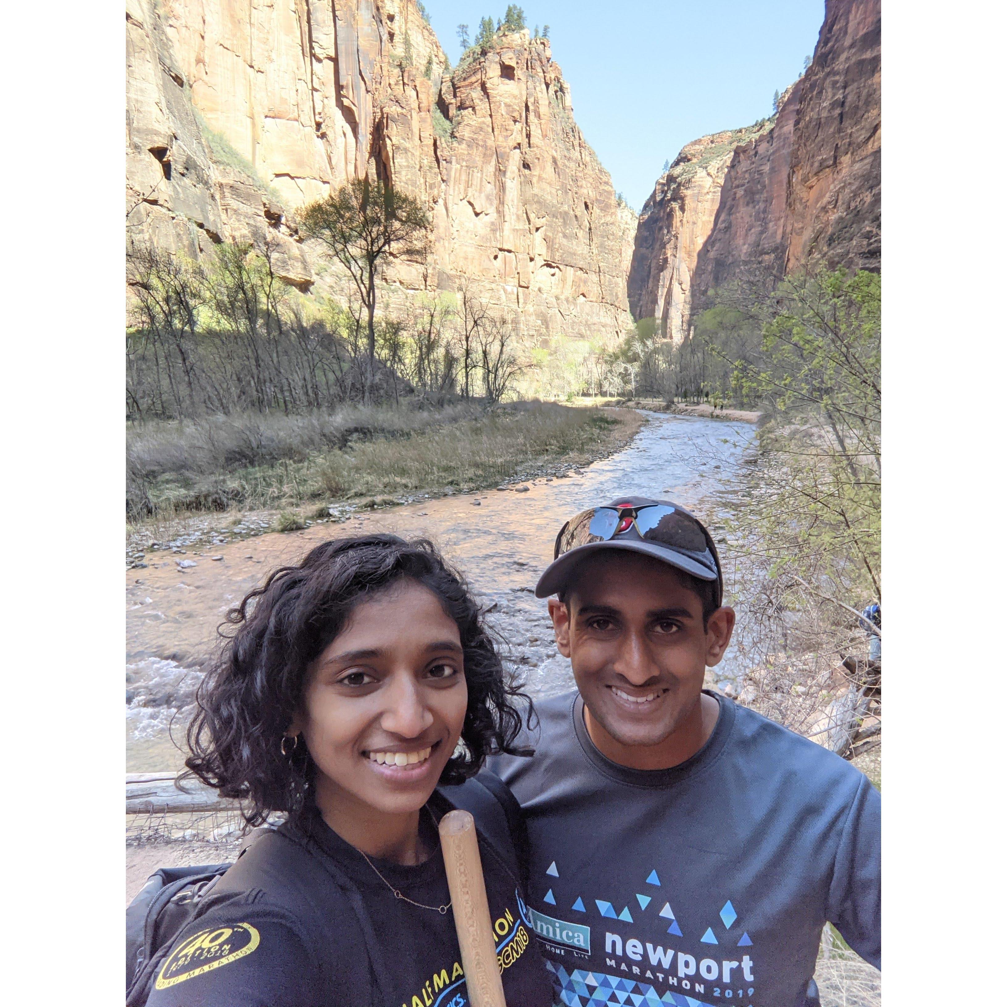 Getting ready to wade through the narrows