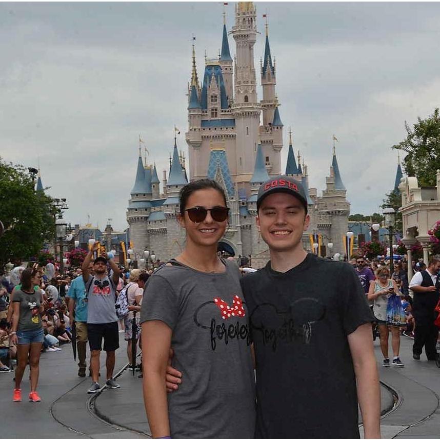 That one time we went to Main Street in Disney with Cinderella's Castle in the background (No Biggie) May 2019
