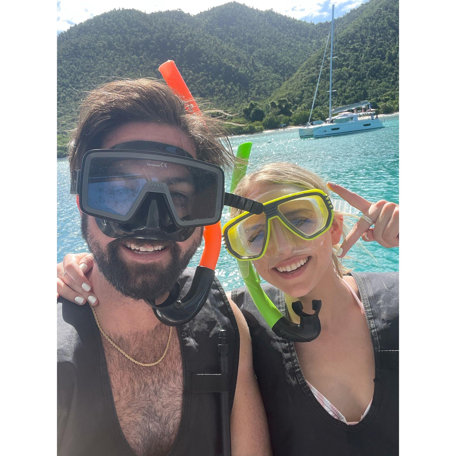 Our 2 month-iversary trip to the US Virgin Islands!