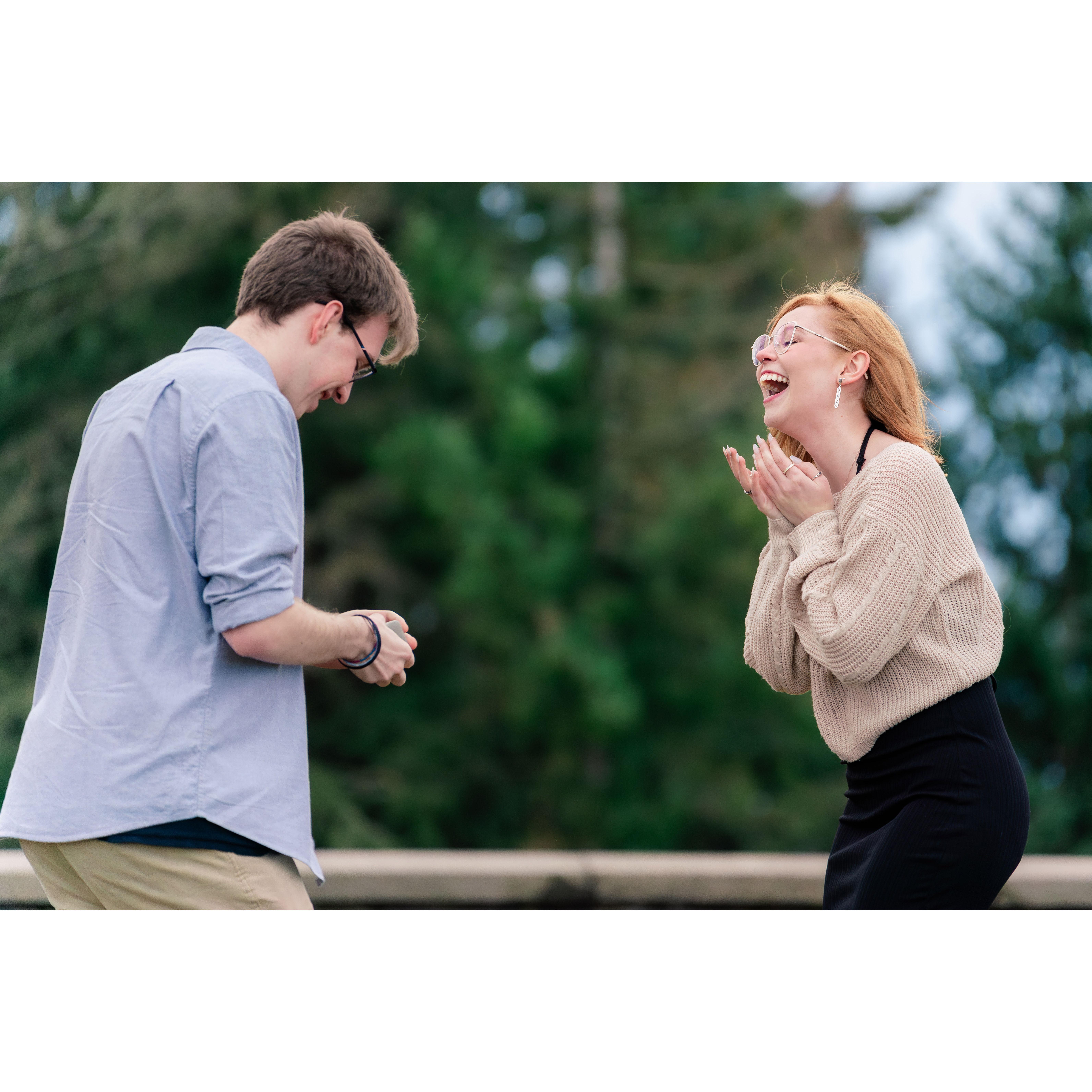 The Proposal at Rocky Butte!