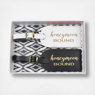 Honeymoon Bound Luggage Tag, Set of 2