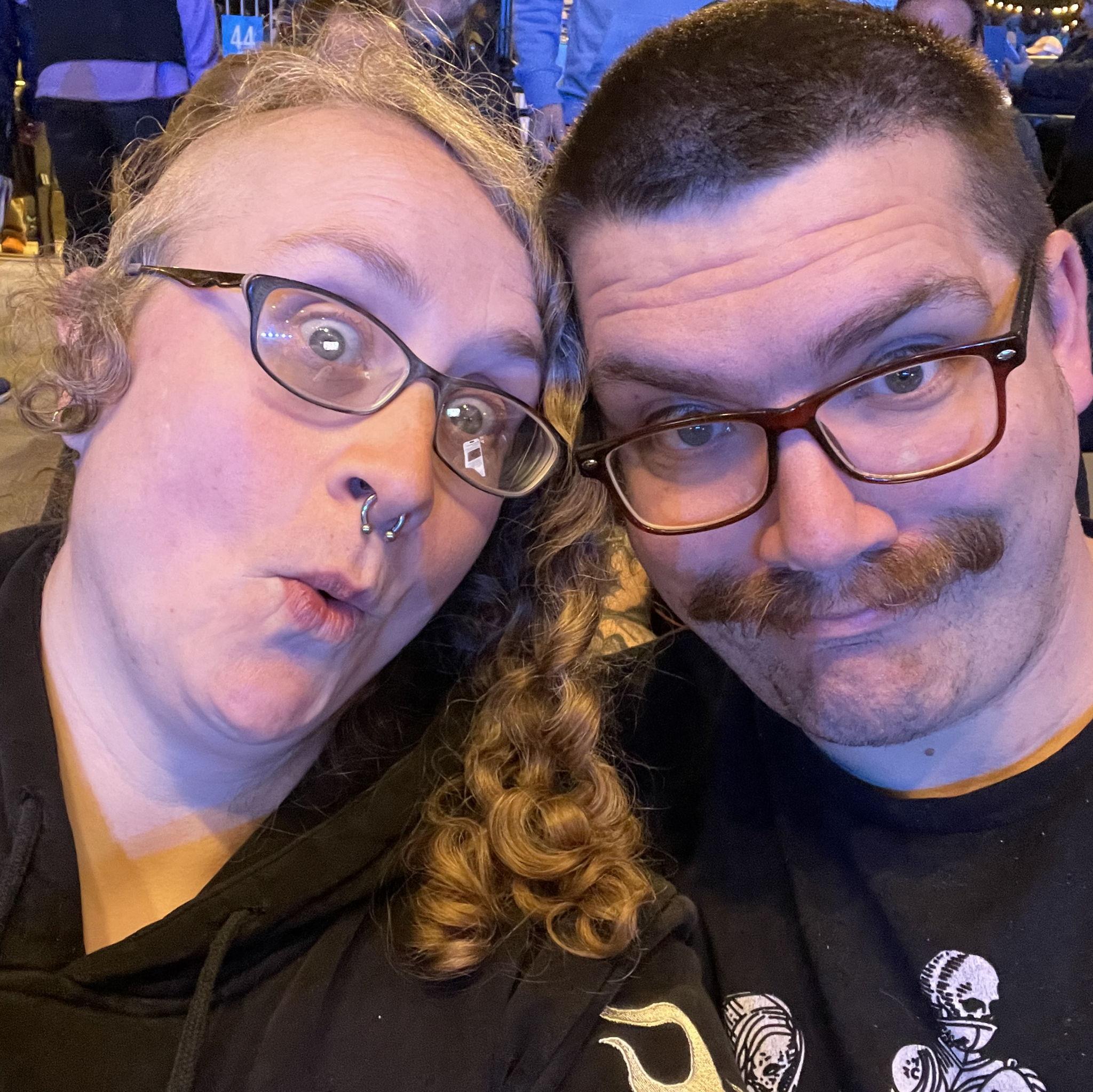 Silly faces are our specialty.