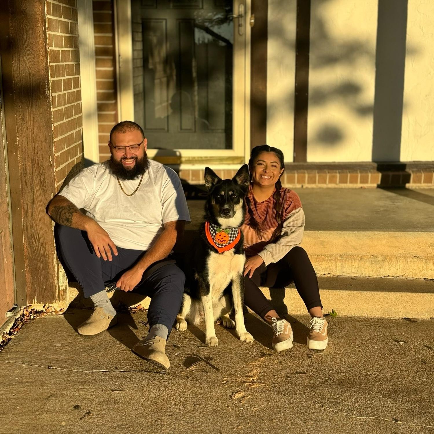 First photo as homeowners. 2023.