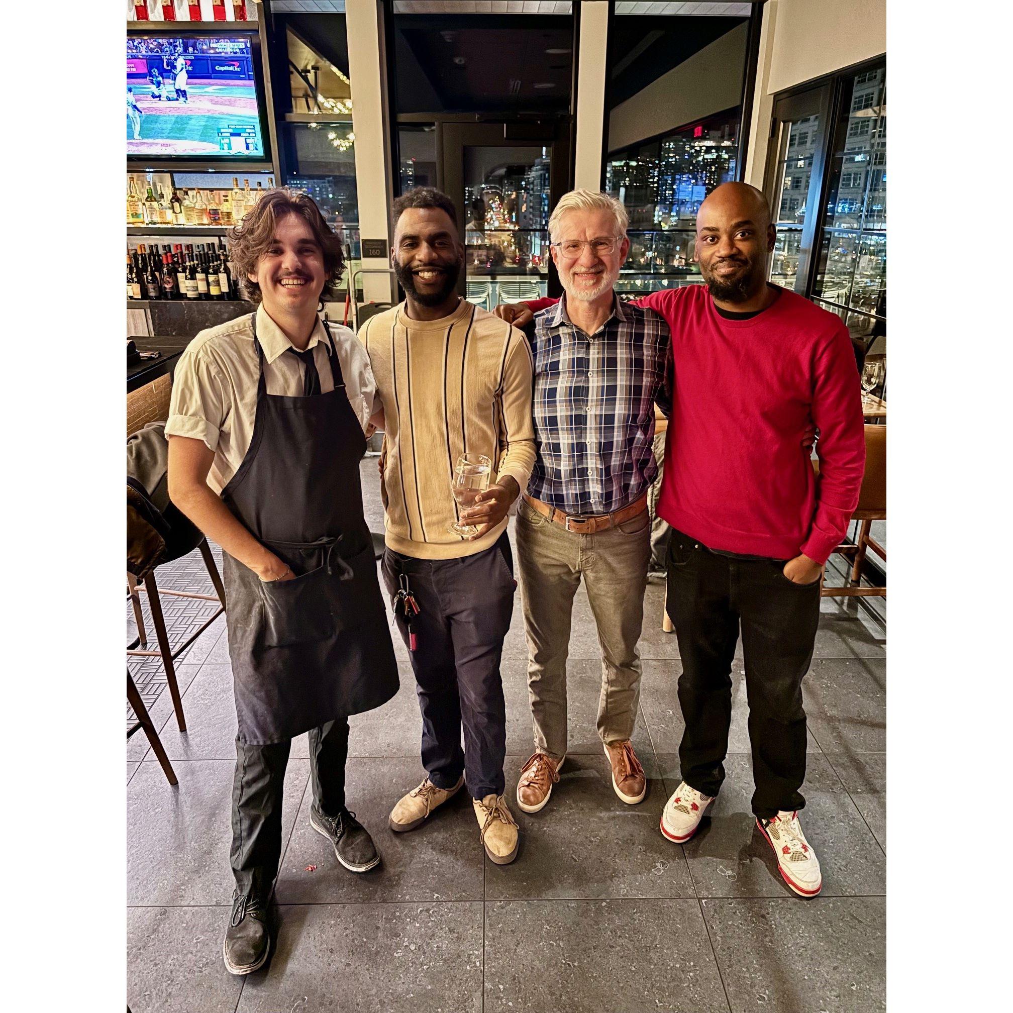Celebrating Jerry's 61st birthday with Montes, Antonio and Woody - 2024