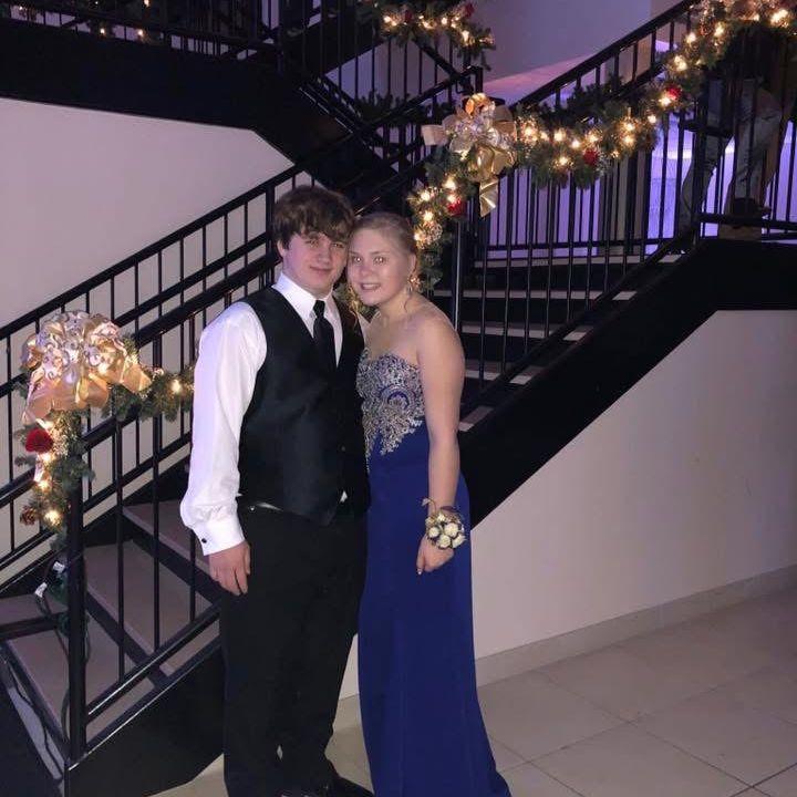 Our first high school formal, Miss DHS,