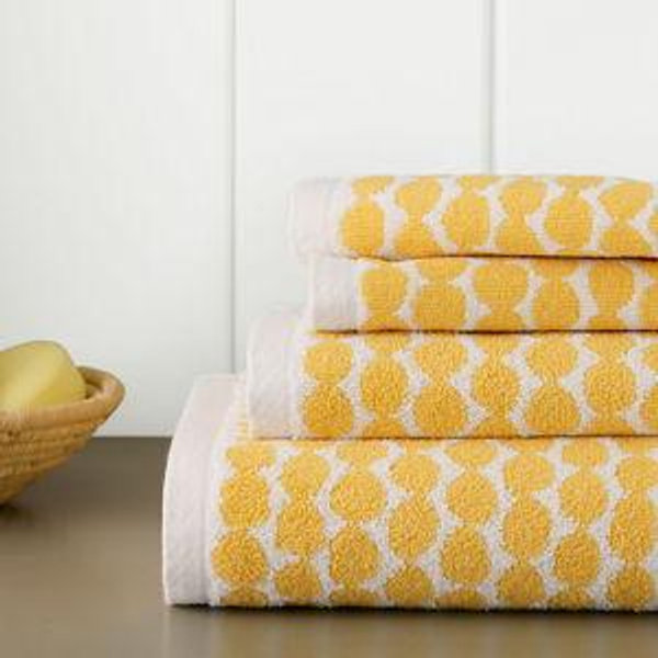 Hable Beads Bath Sheet—Yellow