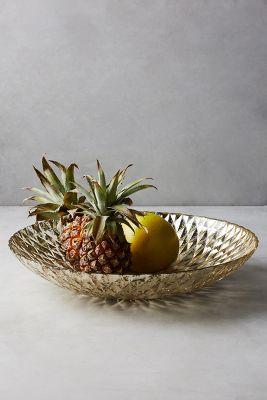Mercury Glass Serving Bowl