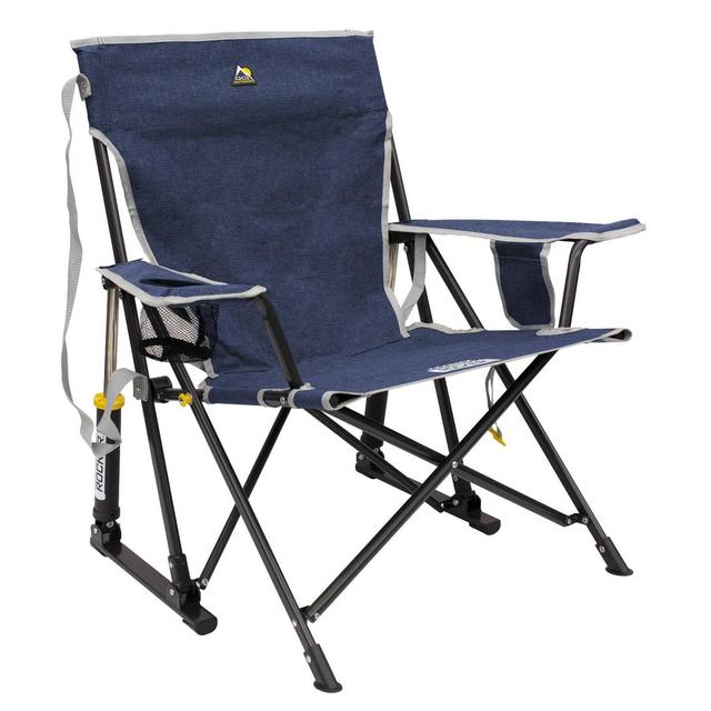 GCI Outdoor Kickback Rocker Outdoor Portable Camp Chair - Heathered Indigo