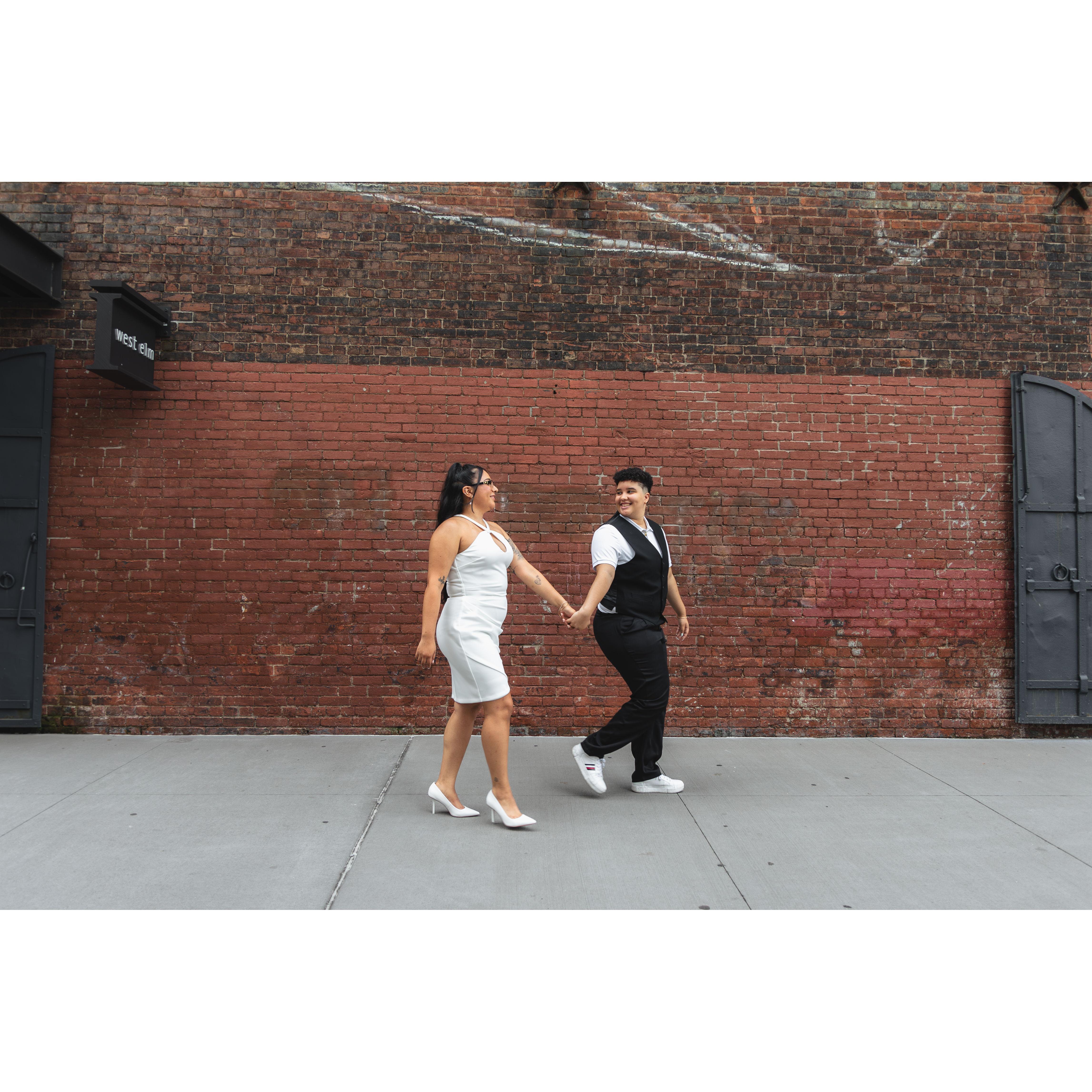 In the city where we had our first city date.