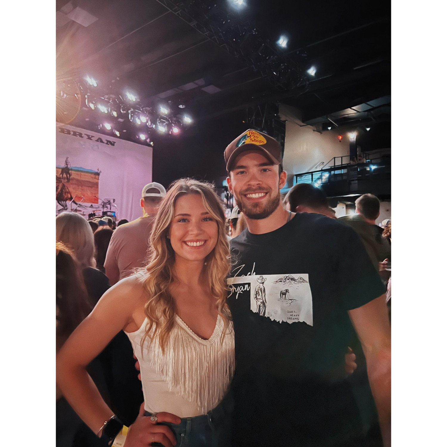 Our first time seeing our fav, Zach Bryan!